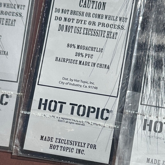 Hot Topic tipped clip in synthetic hair Hair Extensions bundle steam punk - Picture 7 of 7